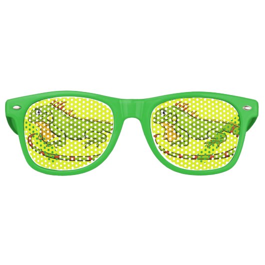Iguana Shades Retro Zonnebril (Voorkant)