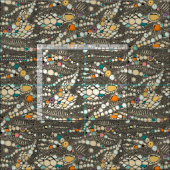 iguana skin black pop stof (Delen)