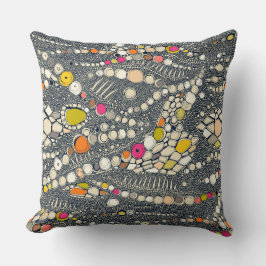 iguana skin indigo pop kussen