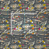 iguana skin indigo pop stof (Delen)