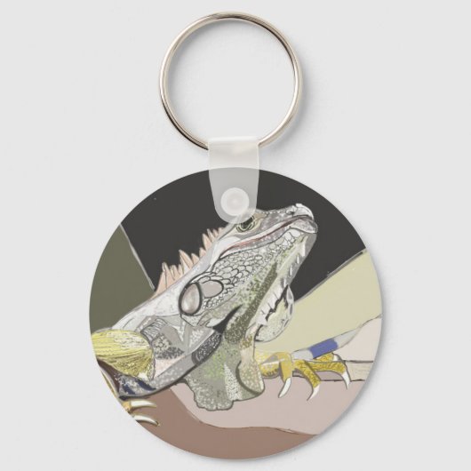 Iguana-sleutelhanger Sleutelhanger (Voorkant)