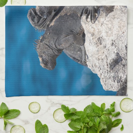 Iguana Theedoek (Gevouwen)