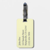 Iguana Tropical Wildlife Photography bij St. Thoma Bagagelabel (Achterkant verticaal)