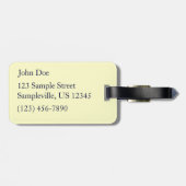 Iguana Tropical Wildlife Photography bij St. Thoma Bagagelabel (Achterkant horizontaal)