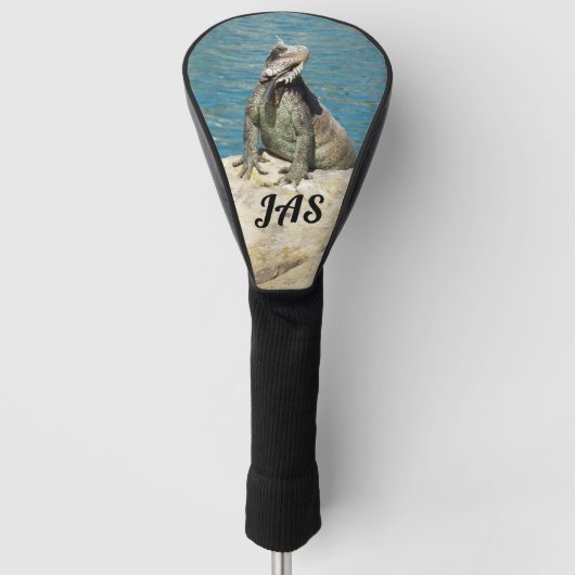 Iguana Tropical Wildlife Photography bij St. Thoma Golfheadcover (Voorkant)
