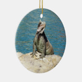 Iguana Tropical Wildlife Photography bij St. Thoma Keramisch Ornament (Rechts)