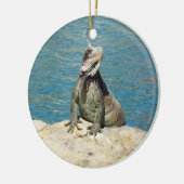 Iguana Tropical Wildlife Photography bij St. Thoma Keramisch Ornament (Links)