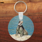 Iguana Tropical Wildlife Photography bij St. Thoma Sleutelhanger (Achterkant)