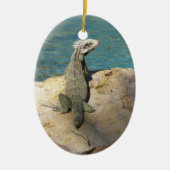 Iguana Tropical Wildlife Photography Keramisch Ornament (Voorkant)