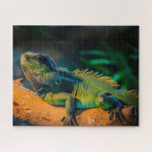 Iguana Wildlife Jigzaag Puzzle Legpuzzel (Horizontaal)