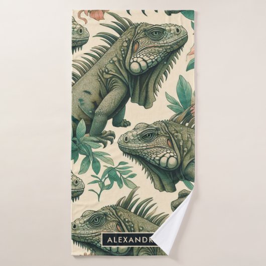  Iguanapatroon Badhanddoek (Badhanddoek)