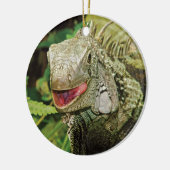 Iguanas hangende cadeauversieringen keramisch ornament (Links)