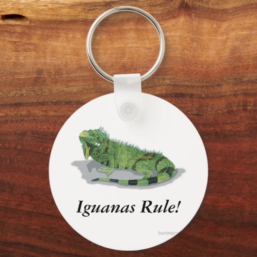 Iguanas Rule! Sleutelhanger (Voorkant)