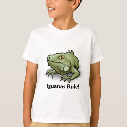 Iguanas Rule! T-shirt (Voorkant)