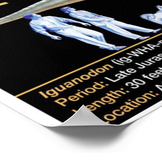 Iguandon - Biologie Jura Poster (Hoek)