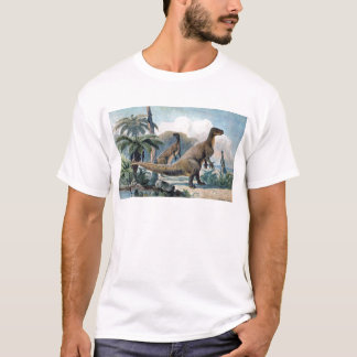 Iguanodon Antiek afdrukken T-shirt