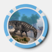 Iguanodon dinosauriërs pokerchips (Achterkant)