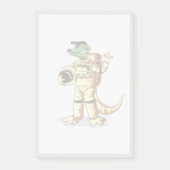 Iguanodon gekleed in een kosmonautenruimtepak. post-it® notes (Voorkant)