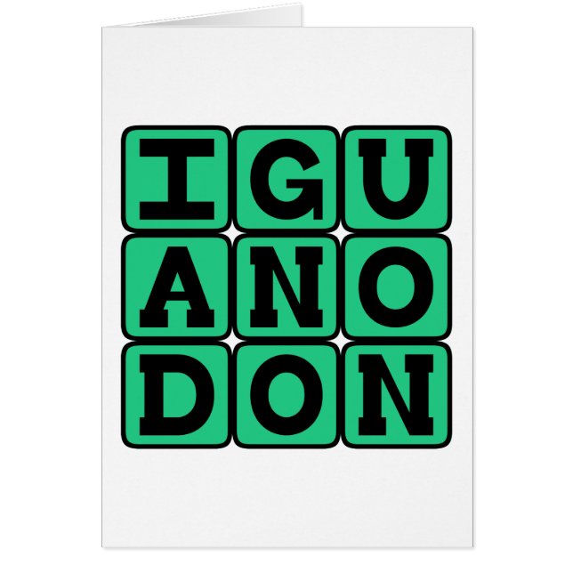 Iguanodon, Ornithopod Dinosaur (Voorkant)