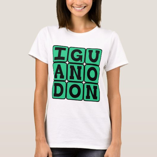 Iguanodon, Ornithopod Dinosaur T-shirt (Voorkant)