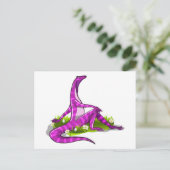 Iguanodon pronkt met haar natuurlijke schoonheid. briefkaart (Staand voorkant)
