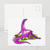 Iguanodon pronkt met haar natuurlijke schoonheid. briefkaart (Voorkant / Achterkant)