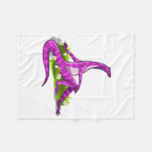 Iguanodon pronkt met haar natuurlijke schoonheid. fleece deken (Voorkant (Horizontaal))