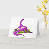 Iguanodon pronkt met haar natuurlijke schoonheid. kaart (Gele Bloem)