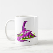 Iguanodon pronkt met haar natuurlijke schoonheid. koffiemok (Links)