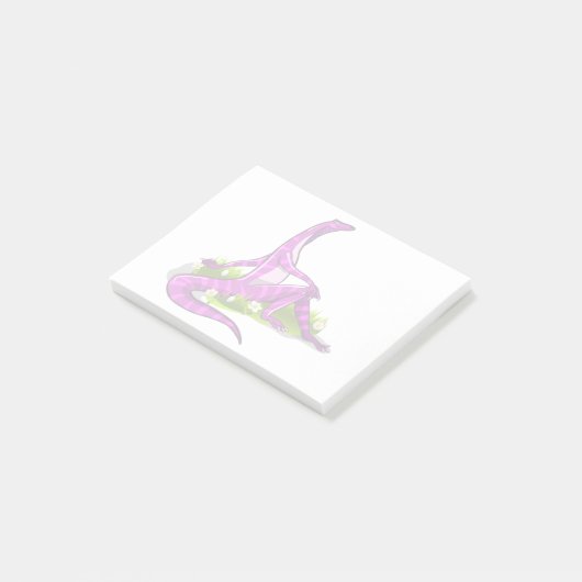 Iguanodon pronkt met haar natuurlijke schoonheid. post-it® notes (Schuin)