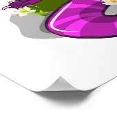 Iguanodon pronkt met haar natuurlijke schoonheid. poster (Hoek)