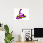 Iguanodon pronkt met haar natuurlijke schoonheid. poster (Thuiskantoor)