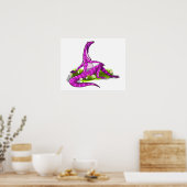 Iguanodon pronkt met haar natuurlijke schoonheid. poster (Keuken)