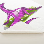 Iguanodon pronkt met haar natuurlijke schoonheid. sherpa deken (3/4)