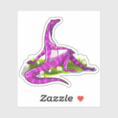 Iguanodon pronkt met haar natuurlijke schoonheid. sticker (Vel)