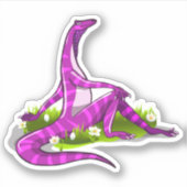 Iguanodon pronkt met haar natuurlijke schoonheid. sticker (Voorkant)