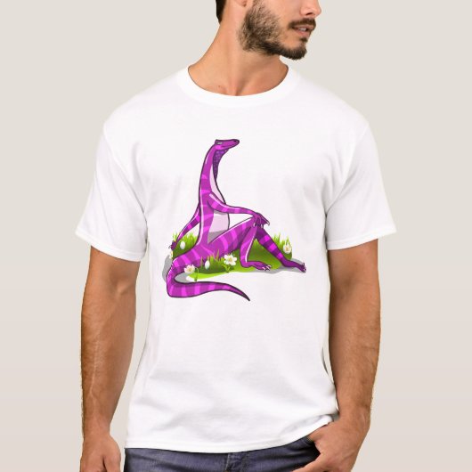 Iguanodon pronkt met haar natuurlijke schoonheid. t-shirt (Voorkant)