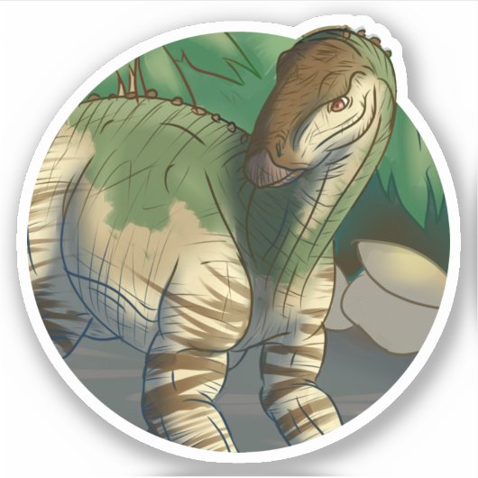 Iguanodon Sticker (Voorkant)