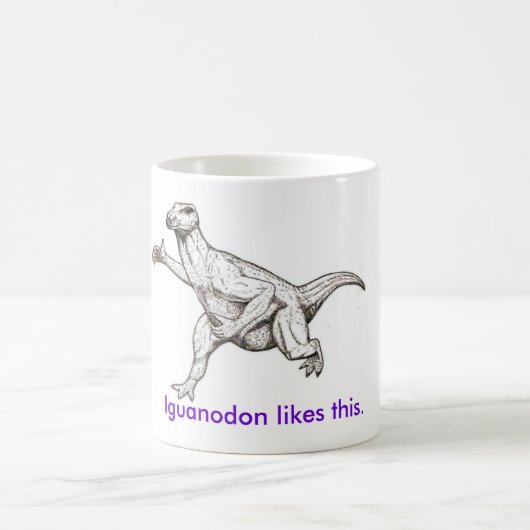 Iguanodon vindt dit leuk. koffiemok (Center)