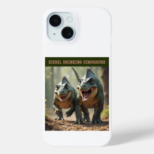 Iguanodons die grapjes maken Case-Mate iPhone case (Achterkant)