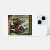 Iguanodons die grapjes maken Case-Mate iPhone case (Achterkant (horizontaal))