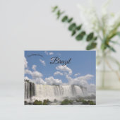Iguassu Falls Brazil Briefkaart (Staand voorkant)