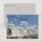 Iguassu Falls Brazil Briefkaart (Voorkant / Achterkant)
