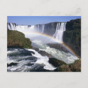 Iguassu Falls, Parana State, Brazil. Aerial view Briefkaart