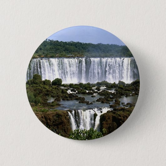 Iguassu-Herfsten Ronde Button 5,7 Cm (Voorkant)