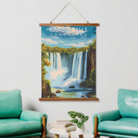 Iguassu Watervallen, Argentinië – Oude Reisposter