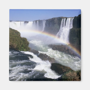 Iguassu-watervallen, Paraná, Brazilië. Luchtfoto Magneet