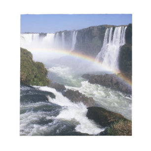 Iguassu-watervallen, Paraná, Brazilië. Luchtfoto Notitieblok