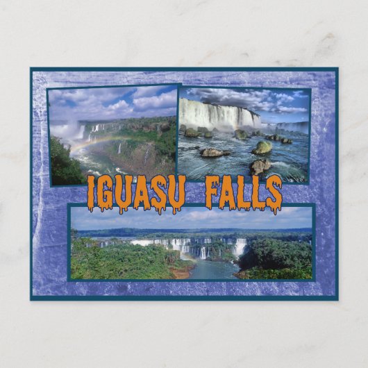 Iguasu herfsten Brazilië Briefkaart (Voorkant)