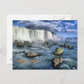 Iguasu-herfsten, Brazilië Briefkaart (Voorkant / Achterkant)